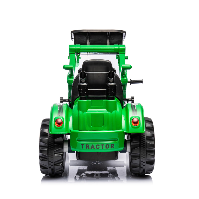 12V Kids Ride-On Battery-Powered Excavator with Front Loader and 2-Speed Controls Magic Cars 5