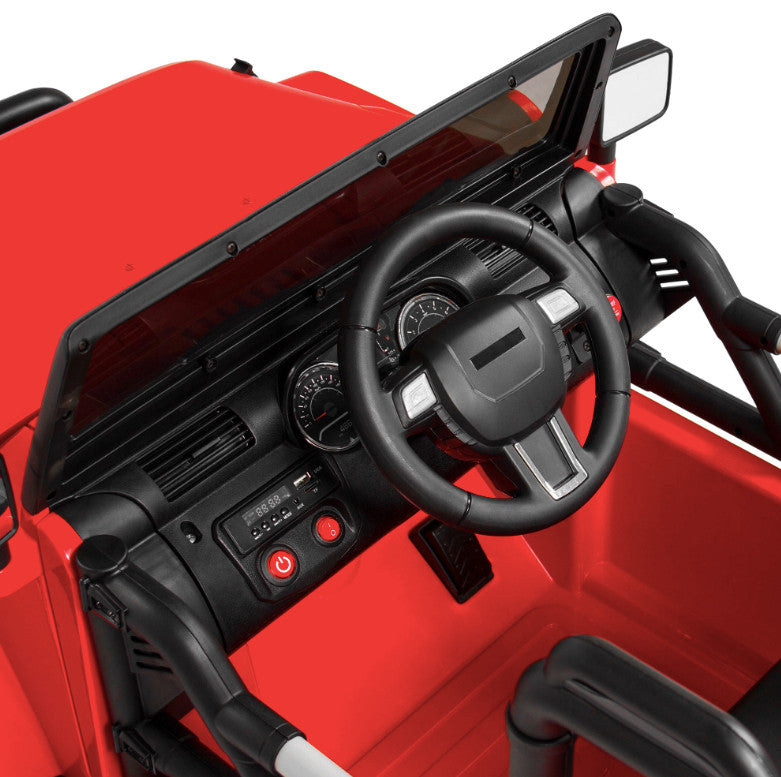 12V Kids Ride-On Jeep with 3 Speeds, Remote Control, LED Lights, and Built-In Radio Magic Cars 2