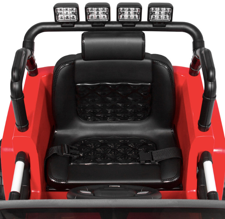 12V Kids Ride-On Jeep with 3 Speeds, Remote Control, LED Lights, and Built-In Radio Magic Cars 3
