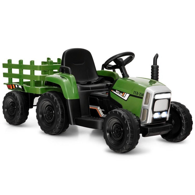 12V Ride-On Toddler Tractor Toy with 3-Gear Shift and Front Loader Magic Cars Variant 0
