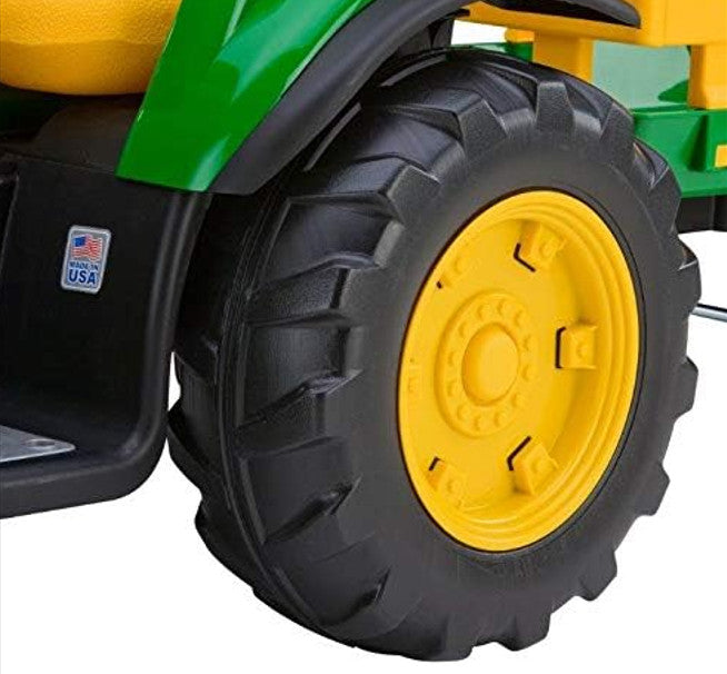 12V Kids Ride-On Tractor with Trailer and FM Radio - Ground Force Toy Magic Cars 8