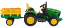 12V Kids Ride-On Tractor with Trailer and FM Radio Ground Force Toy Magic Cars 2