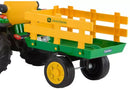 12V Kids Ride-On Tractor with Trailer and FM Radio Ground Force Toy Magic Cars 3