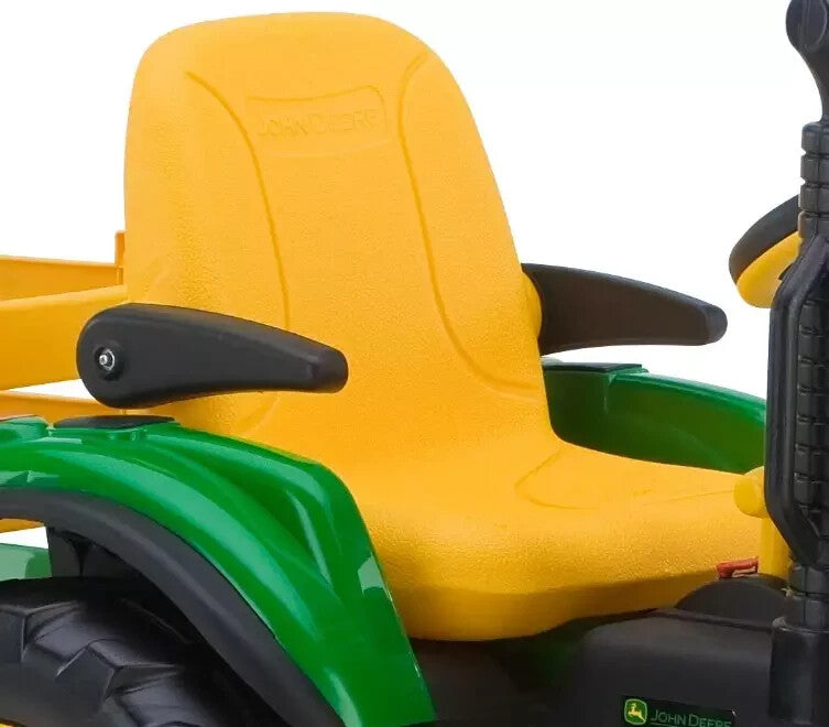12V Kids Ride-On Tractor with Trailer and FM Radio Ground Force Toy Magic Cars 7