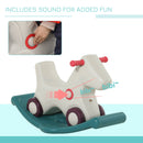 2-in-1 Kids Rocking Horse and Sliding Car for Indoor and Outdoor Use with Detachable Design Magic Cars 3