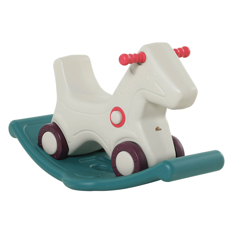 2-in-1 Kids Rocking Horse and Sliding Car for Indoor and Outdoor Use with Detachable Design Magic Cars Variant 0