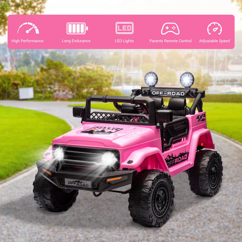 12V Electric 2-Seater Kids Ride-On Dump Truck UTV with 4 Wheels and Parental Remote Control Magic Cars 2