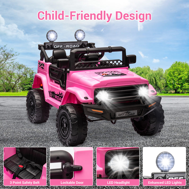 12V Electric 2-Seater Kids Ride-On Dump Truck UTV with 4 Wheels and Parental Remote Control Magic Cars 6