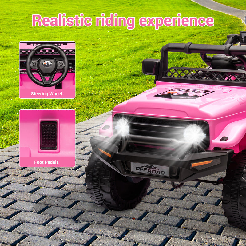 12V Electric 2-Seater Kids Ride-On Dump Truck UTV with 4 Wheels and Parental Remote Control Magic Cars 7