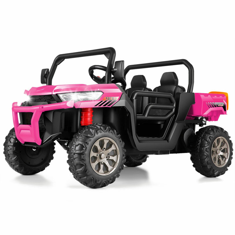 24V Electric Ride-On Dump Truck for Kids 2-Seater with 2x200W Motors and Remote Control Magic Cars 10