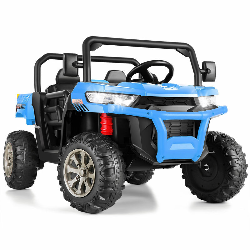 24V Electric Ride-On Dump Truck for Kids 2-Seater with 2x200W Motors and Remote Control Magic Cars 17