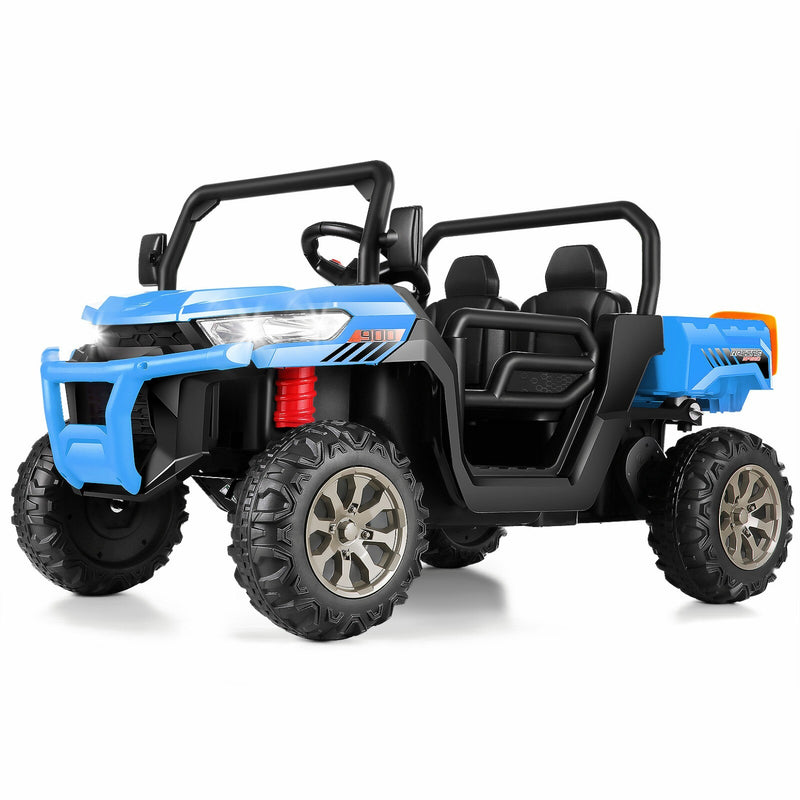 24V Electric Ride-On Dump Truck for Kids 2-Seater with 2x200W Motors and Remote Control Magic Cars 18