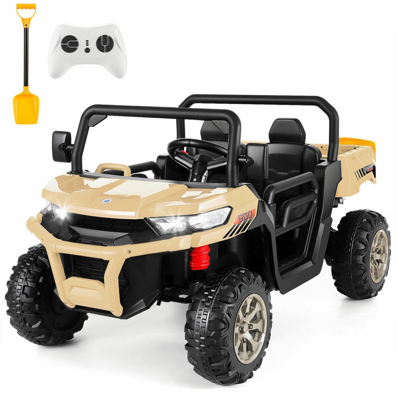 24V Electric Ride-On Dump Truck for Kids 2-Seater with 2x200W Motors and Remote Control Magic Cars 4