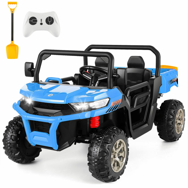 24V Electric Ride-On Dump Truck for Kids 2-Seater with 2x200W Motors and Remote Control Magic Cars 7