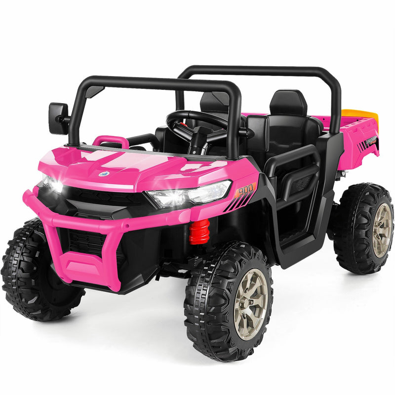 24V Electric Ride-On Dump Truck for Kids 2-Seater with 2x200W Motors and Remote Control Magic Cars 8