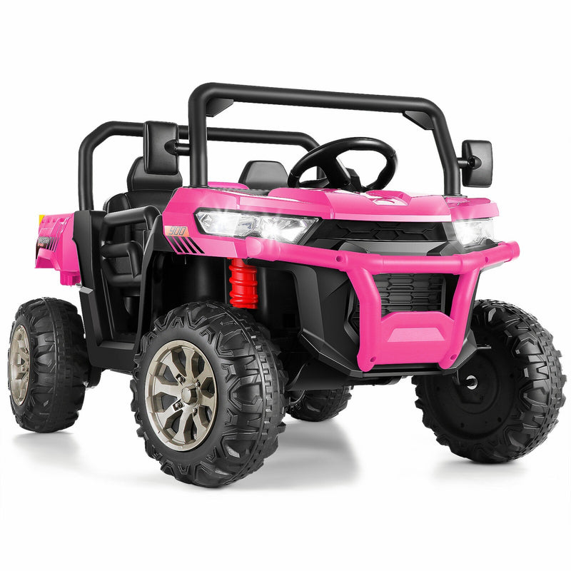 24V Electric Ride-On Dump Truck for Kids 2-Seater with 2x200W Motors and Remote Control Magic Cars 9
