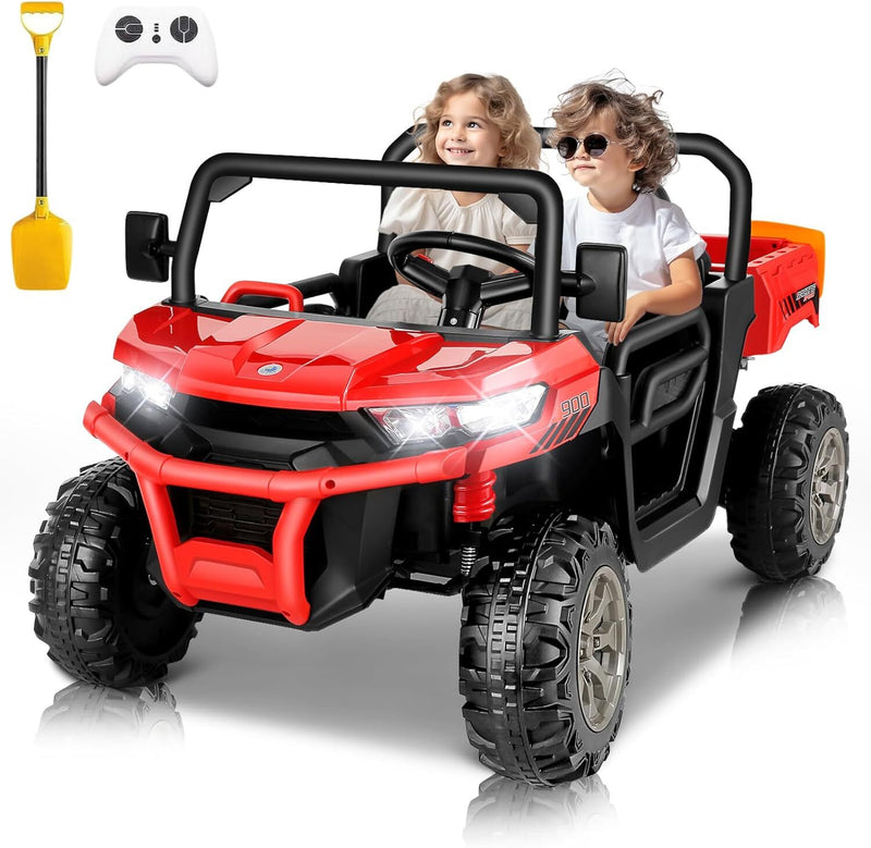 24V Electric Ride-On Dump Truck for Kids 2-Seater with 2x200W Motors and Remote Control Magic Cars Variant 0