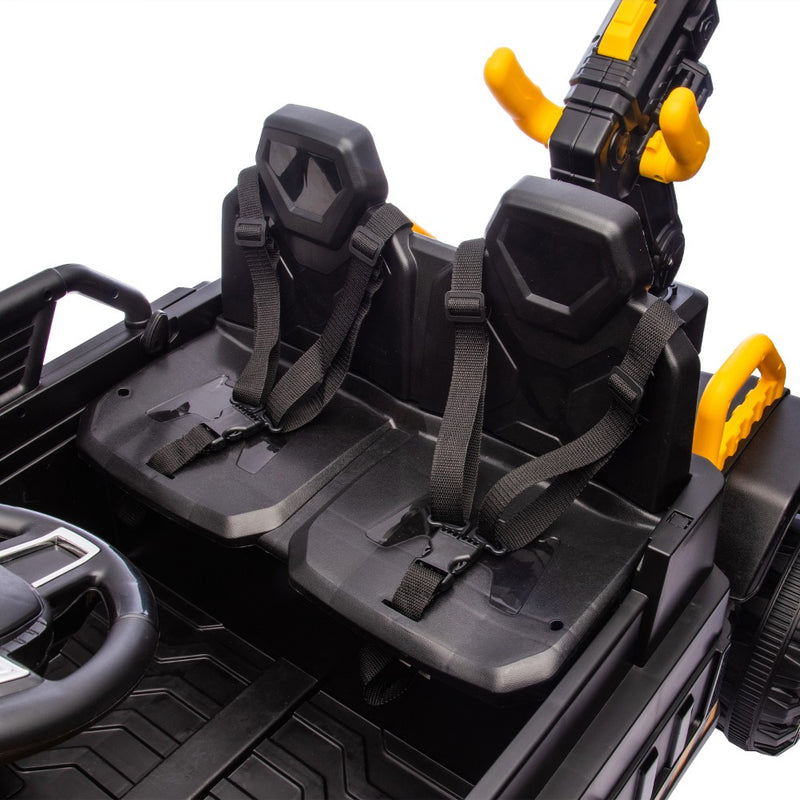 24V Electric 2-Seater Kids Ride-On 4WD Dump Truck UTV with Parental Remote and LED Lights Magic Cars 10
