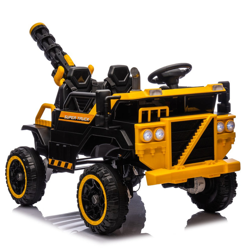 24V Electric 2-Seater Kids Ride-On 4WD Dump Truck UTV with Parental Remote and LED Lights Magic Cars 12