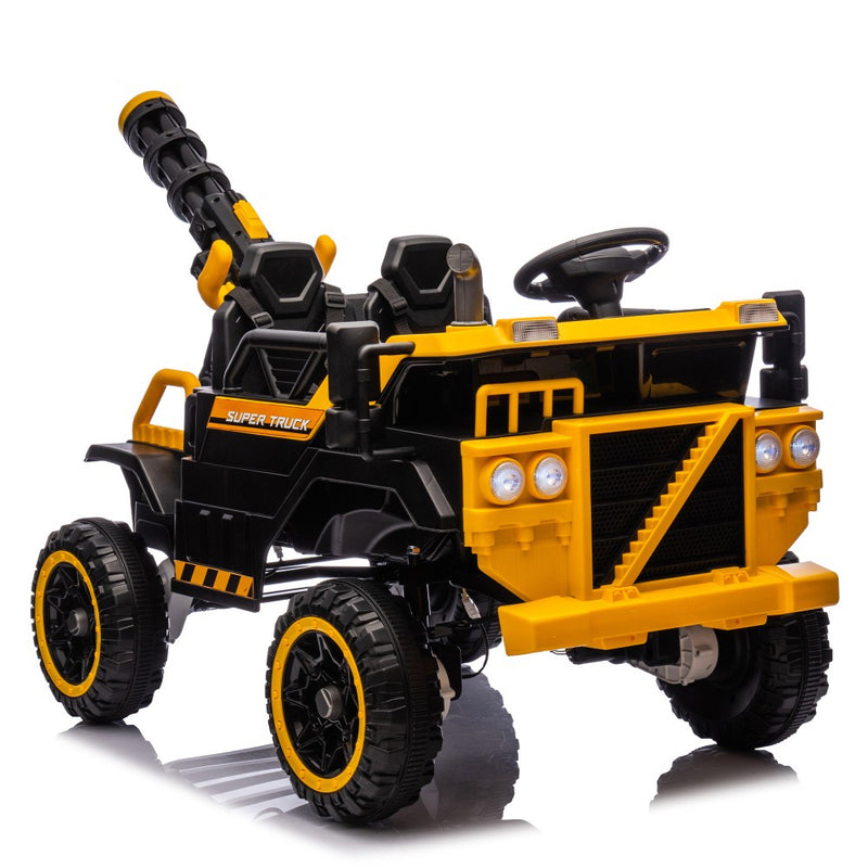 24V Electric 2-Seater Kids Ride-On 4WD Dump Truck UTV with Parental Remote and LED Lights Magic Cars 16