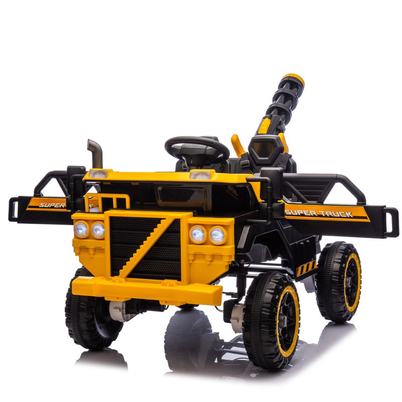 24V Electric 2-Seater Kids Ride-On 4WD Dump Truck UTV with Parental Remote and LED Lights Magic Cars 18