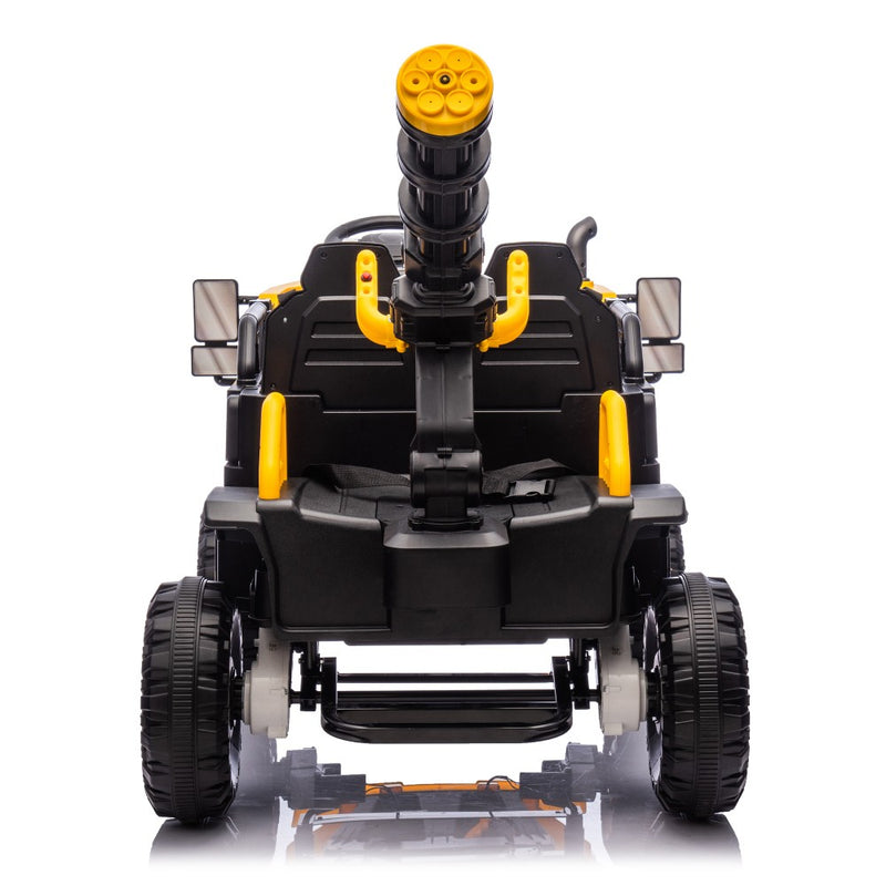 24V Electric 2-Seater Kids Ride-On 4WD Dump Truck UTV with Parental Remote and LED Lights Magic Cars 24