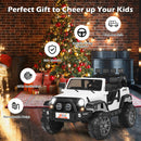 2-Seater Kids Ride-On Red Truck with Remote Control, Storage, LED Lights, and USB Port Magic Cars 5