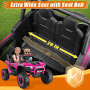 24V Electric Off-road UTV for Kids - 2 Seater Ride-On Car with 2/4WD Magic Cars 4