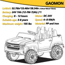24V Electric 2-Seater Ride-On Truck with Remote Control and Battery Power Magic Cars 6