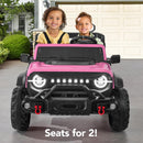24V Kids 2-Seater Electric Ride-On Truck with 132lb Weight Capacity and Parent Control Magic Cars 2