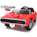 Kids 24V Dual Seat Licensed 1970 Dodge Charger R/T Red Electric Ride-On Car Magic Cars 10