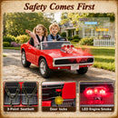 Kids 24V Dual Seat Licensed 1970 Dodge Charger R/T Red Electric Ride-On Car Magic Cars 4