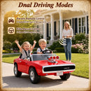 Kids 24V Dual Seat Licensed 1970 Dodge Charger R/T Red Electric Ride-On Car Magic Cars 5
