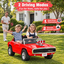 1970 Dodge Charger R/T Red 24V Electric Ride-On Car for Kids - 2 Seater Magic Cars 2