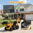 Kids 24V JCB 3-In-1 Electric Excavator Digger Tractor Ride-On Toy for Ages 2-6 Magic Cars 5