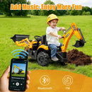 Kids 24V JCB 3-In-1 Electric Excavator Digger Tractor Ride-On Toy for Ages 2-6 Magic Cars 6