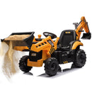 Kids 24V JCB 3-In-1 Electric Excavator Digger Tractor Ride-On Toy for Ages 2-6 Magic Cars Variant 0