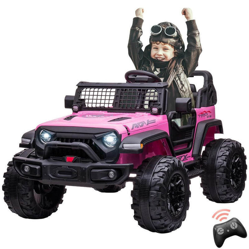 24V Kids Electric Ride-On Off-Road Truck with 3 Speeds and Remote Control Magic Cars 10