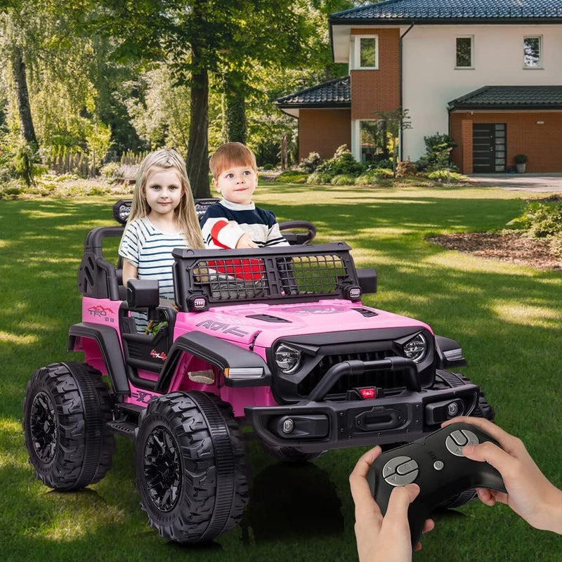24V Kids Electric Ride-On Off-Road Truck with 3 Speeds and Remote Control Magic Cars 11