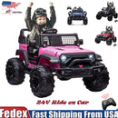 24V Kids Electric Ride-On Off-Road Truck with 3 Speeds and Remote Control Magic Cars 1
