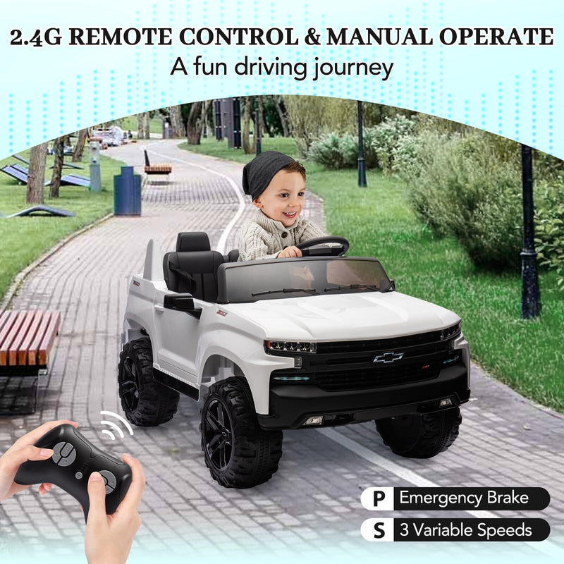 24V 2-Seater Battery-Powered Electric Ride-On Truck Car with Remote Control for Kids Magic Cars 5