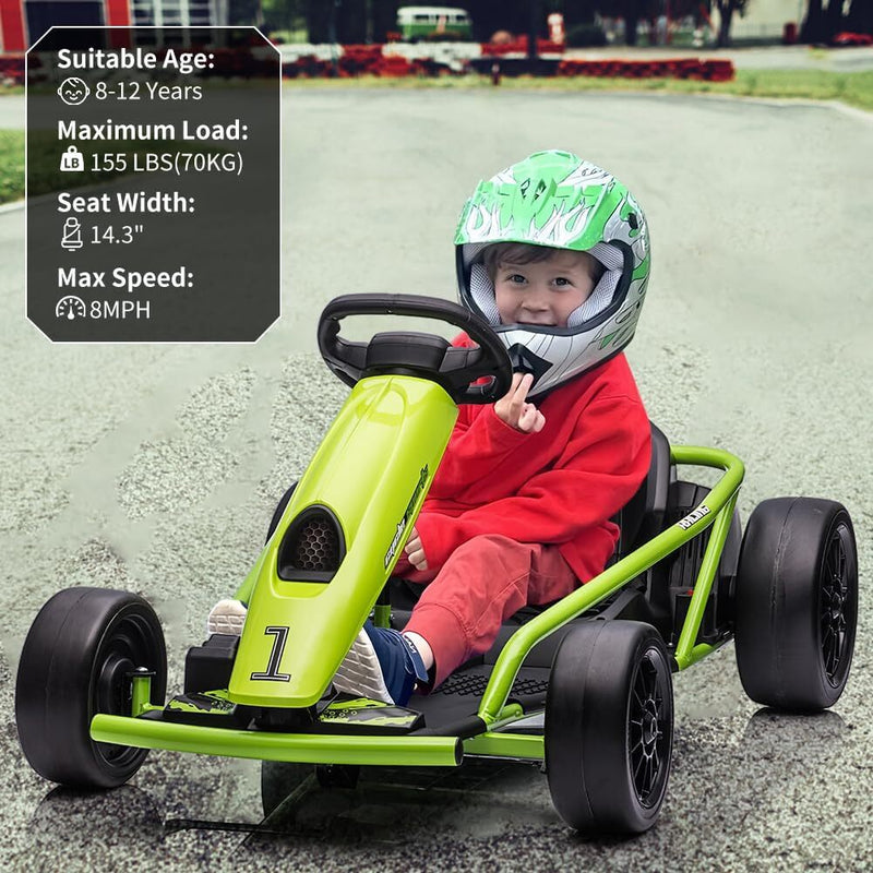 24V Battery Powered Electric Kids Go Kart for Drifting and Racing Magic Cars 10