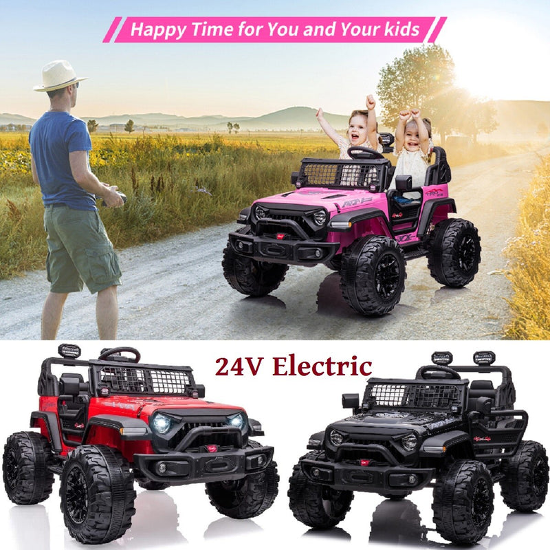 24V Kids Electric Ride-On Jeep Car with Remote Control and Safety Features Magic Cars 1