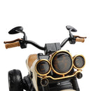 Electric 3-Wheel Ride-On Motorcycle for Kids with Dual Drive and LED Lights Brown Magic Cars 6