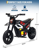 350W 24V Electric Dirt Bike for Kids - 14MPH Off-Road with 12in Fat Tires for Ages 8-14 Magic Cars 6