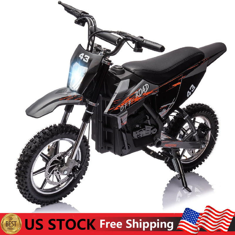36V Electric Off-Road Kids Dirt Bike – 15.5 MPH Ride-On Motorcycle Magic Cars 7