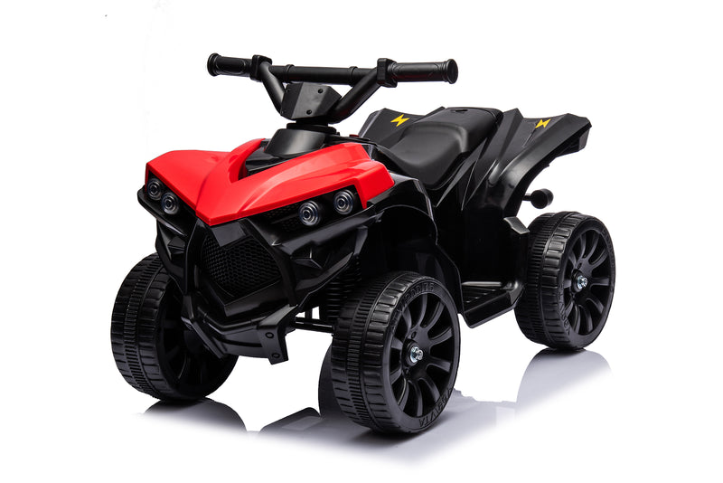 6V Kids Ride-On ATV Quad Car Toy with LED Lights, Music, and Foot Pedal Magic Cars 10