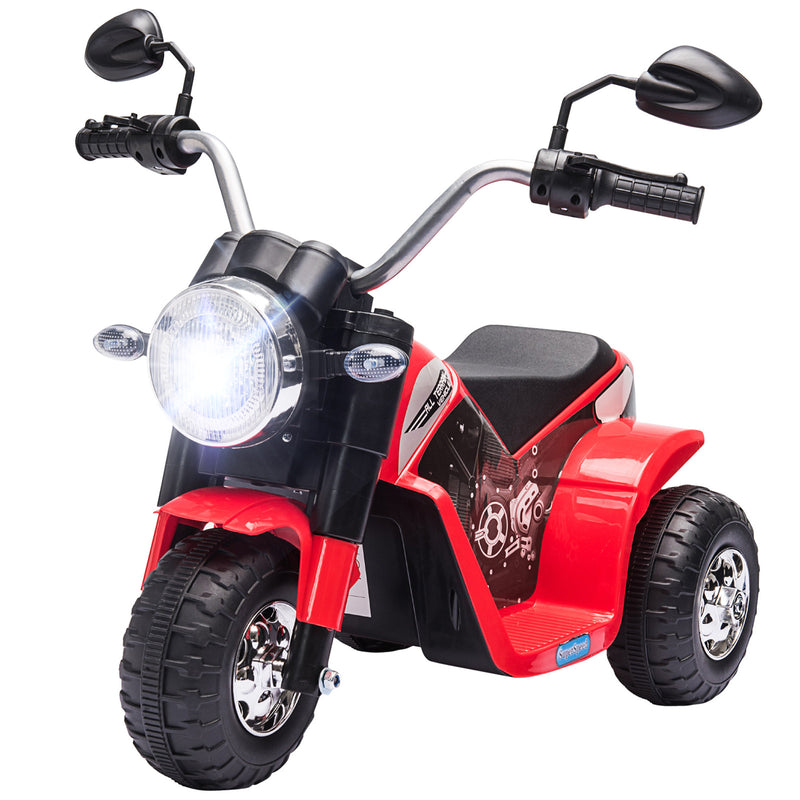 6V Kids Electric 3-Wheel Ride-On Chopper Motorcycle with Headlights Magic Cars 3