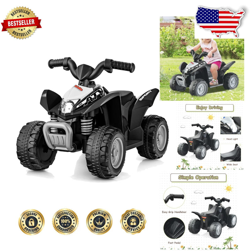 6V Electric Ride-On ATV for Toddlers with Realistic Design and LED Lights Magic Cars Variant 0
