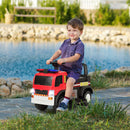 6V Battery-Powered Kids Ride-On Fire Engine Truck with Siren Magic Cars 3